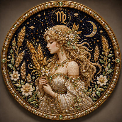 🔥 LAST DAY 49% OFF – ✨ Premium 3D Pearl 12 Zodiac Signs Art Kit ♈🌙💎