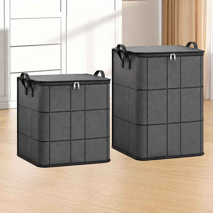 🔥Last Day 50% OFF ⚡XXL Foldable Storage Bags — Up to 180L for Clothes, Bedding & More (JG)