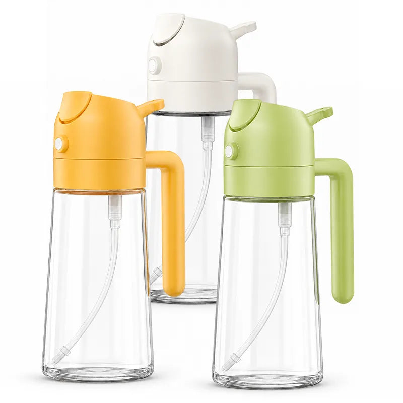 All-in-One Spray & Pour Dispenser — Store Oil, Vinegar & Soy Sauce Effortlessly! 🥗✨ (JG)