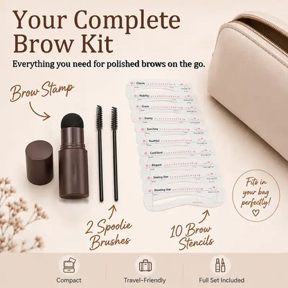IEY®Instant Perfect Brow Kit — Flawless Eyebrows in Seconds! ✨👁️ (JG)