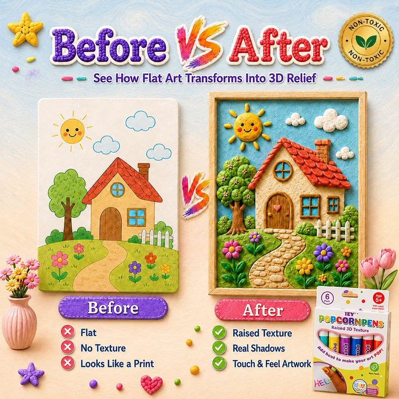 3D Relief Art Pen – Turn Flat Drawings Into Touchable 3D Art🪄 (JG)