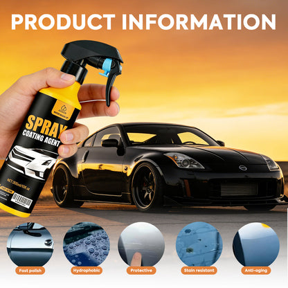 LAST DAY SALE 50% OFF🔥MAVONIQUECOSH®Nano Ceramic Coating Spray: Advanced UV & Acid Rain Shield