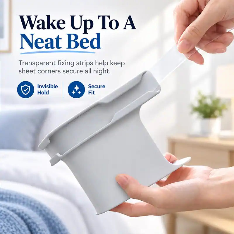 Mavoniquecosh® "Set & Forget" Bed Sheet Grippers - Keep Corners Locked All Night