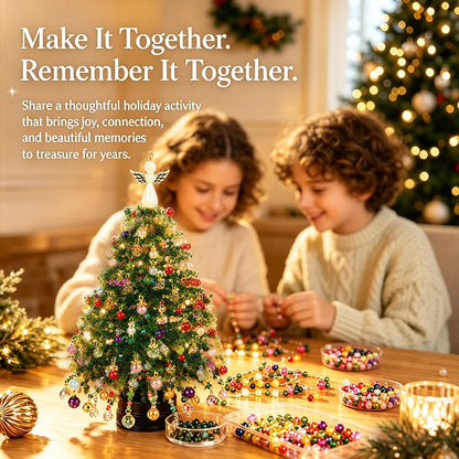 🔥 [50% OFF TODAY] DIY Sparkling Beaded Christmas Tree Kit — Create Magical Holiday Memories at Home 🎄✨ (JG)