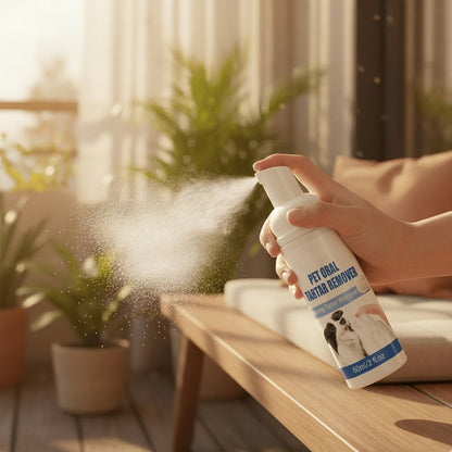 Last Day: Buy More Get More Free🔥🔥MAVONIQUECOSH®No-Brush Pet Teeth Cleaning Spray🐕🐱