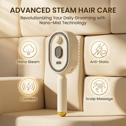 ⭐🍃MAVONIQUECOSH®Electric Spray & Massage Hair Brush