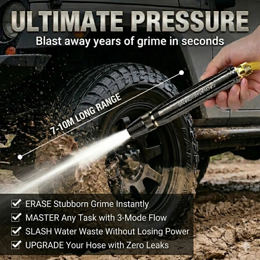 Mavoniquecosh®🚗3-in-1 All-Alloy High-Pressure Nozzle: Home & Car Sprayer 🔥LAST DAY BUY 2-PC Set 60% OFF