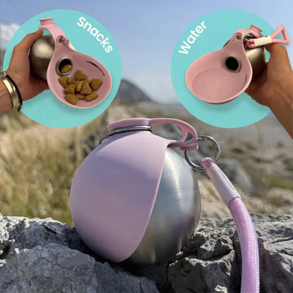 ⭐MAVONIQUECOSH®The 2-in-1 Dog Water Bottle & Bowl