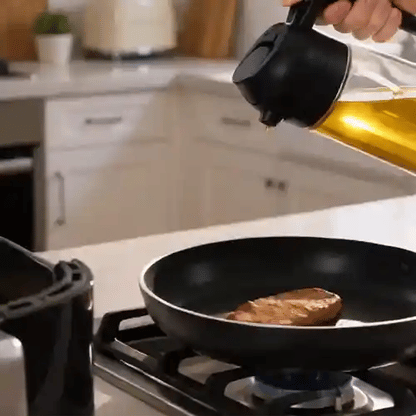 All-in-One Spray & Pour Dispenser — Store Oil, Vinegar & Soy Sauce Effortlessly! 🥗✨ (JG)