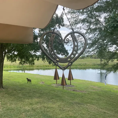 🔥LAST DAY 49% OFF💥The Horseshoe Heart Wind Chime ❤🐎