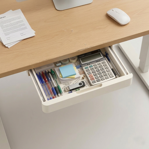 Mavoniquecosh® Under Desk Slide-Out Storage Drawer – Hidden Self-Adhesive Organizer for Home & Office