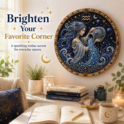 🔥 LAST DAY 49% OFF – ✨ Premium 3D Pearl 12 Zodiac Signs Art Kit ♈🌙💎