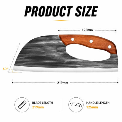 🔥 50% OFF  | Hand-Forged Kitchen Slicing Cleaver 🍖