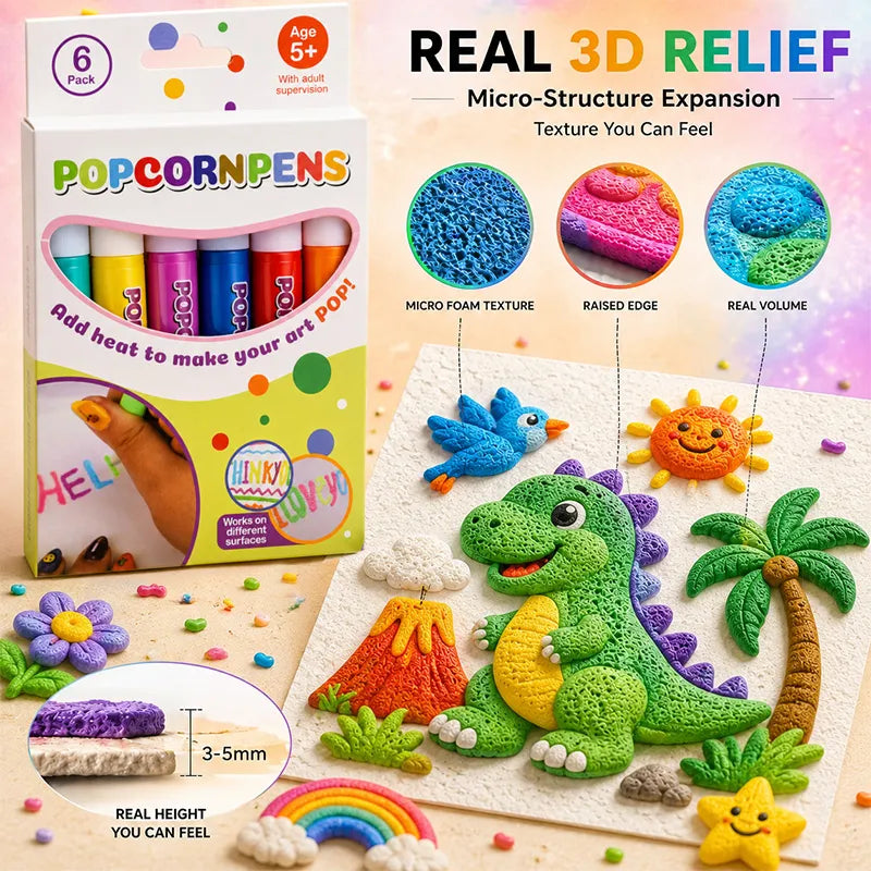 Save 50% by ordering today丨IEY® 3D Relief Art Pen – Turn Flat Drawings Into Touchable 3D Art🪄