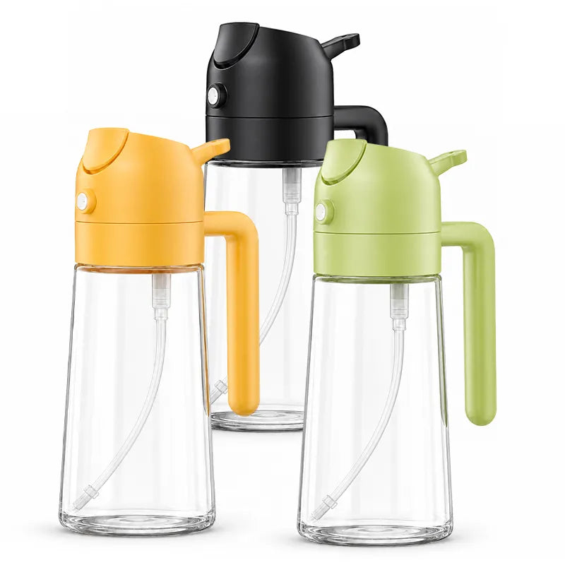 All-in-One Spray & Pour Dispenser — Store Oil, Vinegar & Soy Sauce Effortlessly! 🥗✨ (JG)