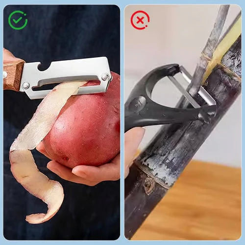 ✨🔪 Multi-Functional Stainless Peeler 🥕