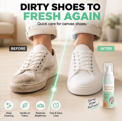 🔥Limited Time Promotion 50% OFF🔥Waterless Carpet Foam Stain Remover with Towel