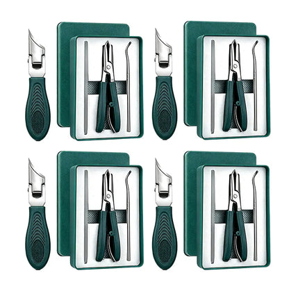 Buy 3 GET 2 FREE🎁Eagle Beak Angled Nail Clippers 3-Piece Set (With Nail Lifter & File) — Podiatrist-Grade Thick & Ingrown Toenail Trimmer 🦶✂️