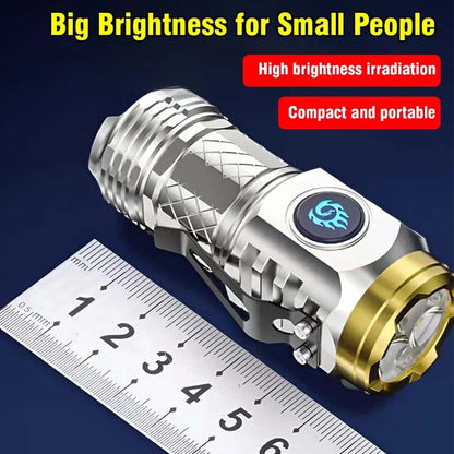🔥🔥48%OFF NOW！Three-eyed Monster Mini Flash Super Power Flashlight
