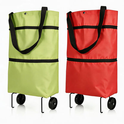 🔥LAST DAY SALE 50% OFF⏰MAVONIQUECOSH®🔥 2-in-1 Convertible Grocery Bag & Rolling Shopping Cart