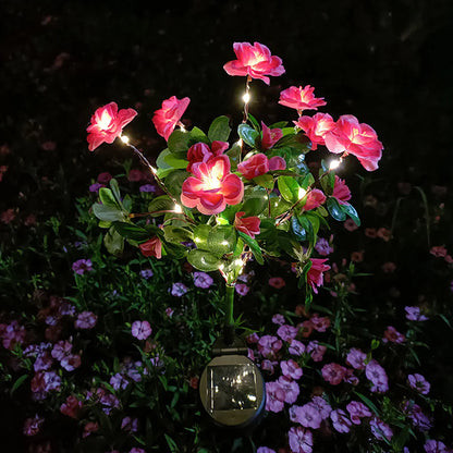 Mavoniquecosh®☀️🌹Solar Rhododendron – Realistic LED Garden Glow (Waterproof & Zero Energy)