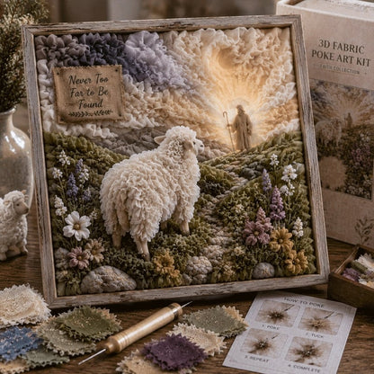 ✝️🔥Last Day 49% OFF✨ 3D Christian Fabric Poke Art Kit