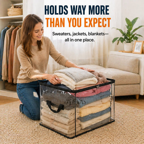 ⭐MAVONIQUECOSH®Large Heavy-Duty Thick Plastic Clear Storage (Copy)