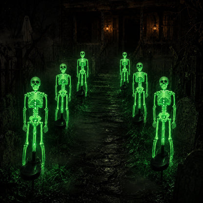 💥LAST DAY 50% OFF🔥💀 Solar Skeleton Yard Stake