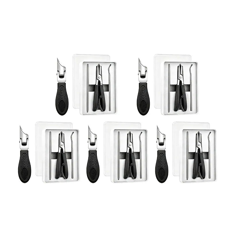 Buy 3 GET 2 FREE🎁Eagle Beak Angled Nail Clippers 3-Piece Set (With Nail Lifter & File) — Podiatrist-Grade Thick & Ingrown Toenail Trimmer 🦶✂️