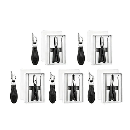 Buy 3 GET 2 FREE🎁Eagle Beak Angled Nail Clippers 3-Piece Set (With Nail Lifter & File) — Podiatrist-Grade Thick & Ingrown Toenail Trimmer 🦶✂️