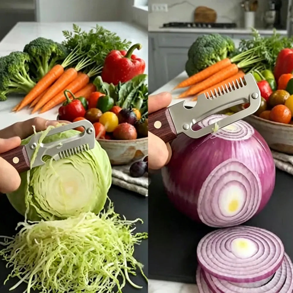 ✨🔪 Multi-Functional Stainless Peeler 🥕