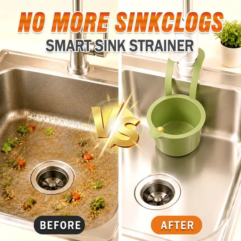 ⭐Multifunctional hanging sink drain basket
