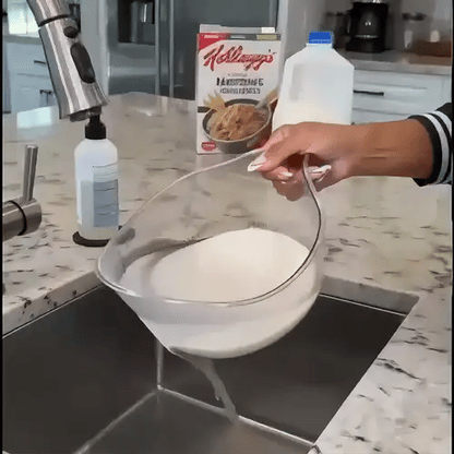 Multipurpose Rice Washing Bowl Strainer with Handle