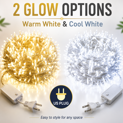 ✨Summer Limited-Time 50% OFF✨ LED String Lights – Warm White & Cool White