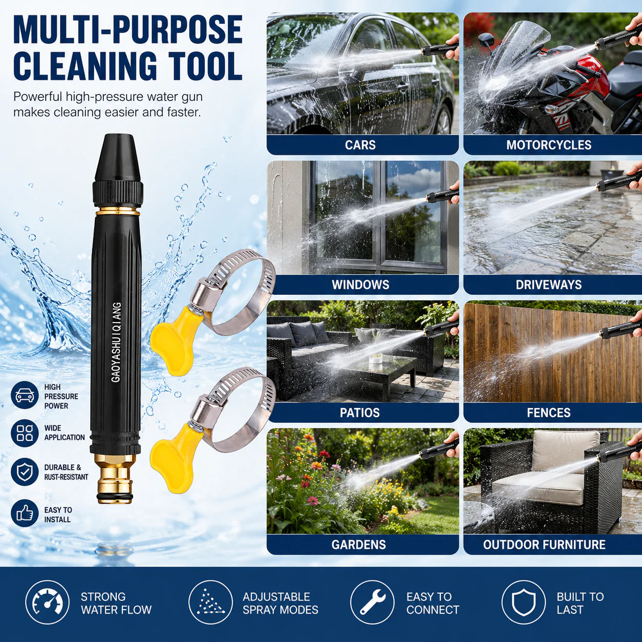 Mavoniquecosh®🚗Powerful High-Pressure Home Car Wash & Garden Sprayer🫧