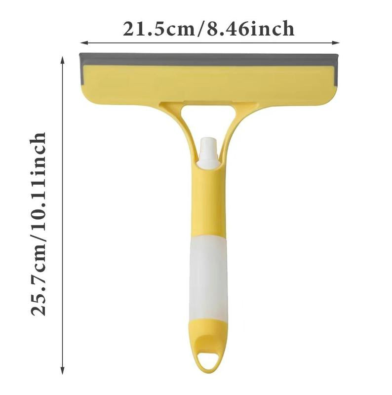 3-in-1 Window Cleaner: Spray + Scrub + Squeegee for Home & Car✨🔥