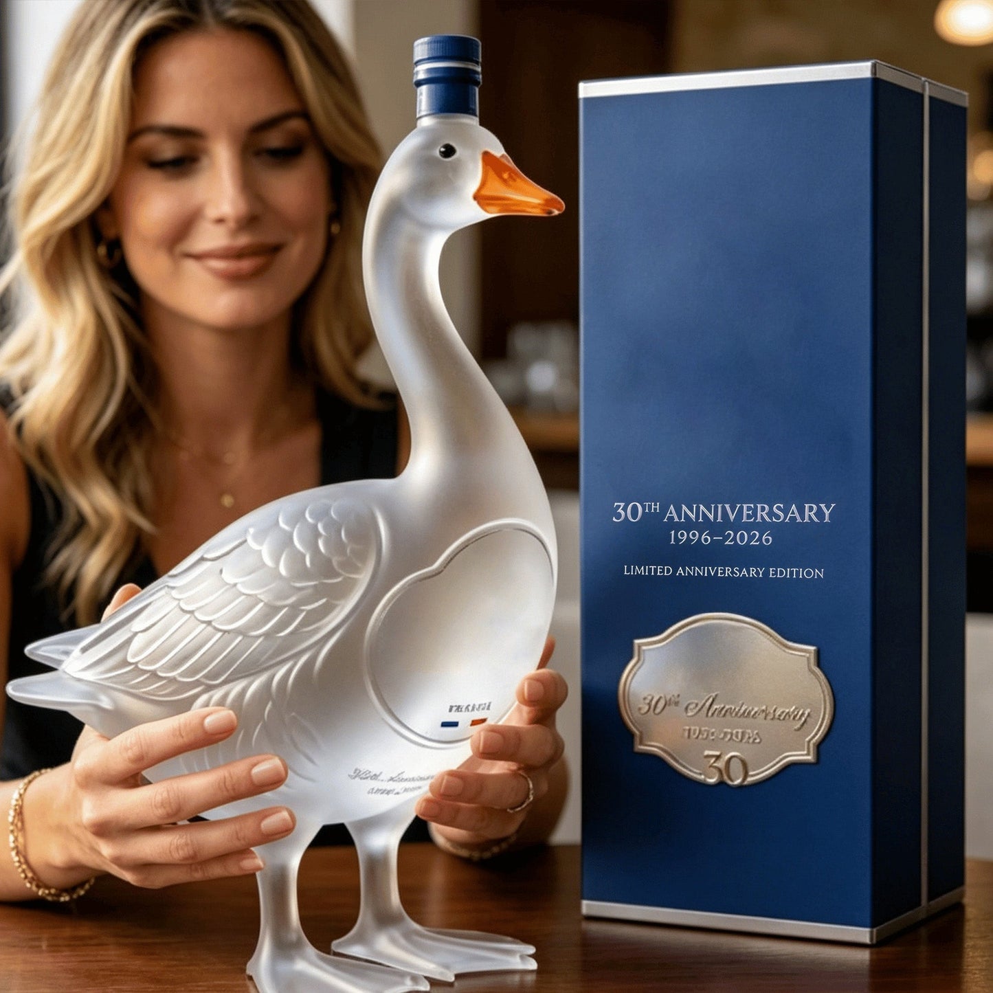 🎁50% OFF Father’s Day 🪿Gift Glass Craft Anniversary 3D Sculpted Vodka Bottle