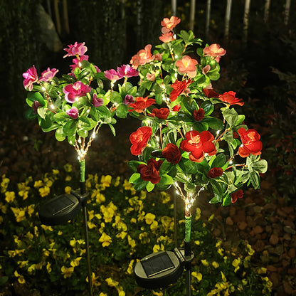 Mavoniquecosh®☀️🌹Solar Rhododendron – Realistic LED Garden Glow (Waterproof & Zero Energy)