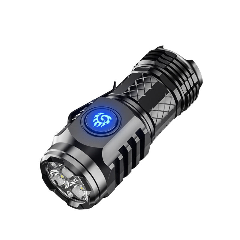 🔥🔥48%OFF NOW！Three-eyed Monster Mini Flash Super Power Flashlight