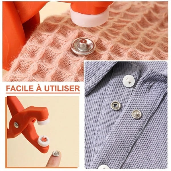 📢📢50% off!!! MAVONIQUECOSH®SnapFix Pro - Universal No-Sew Metal Snap Fastener Kit