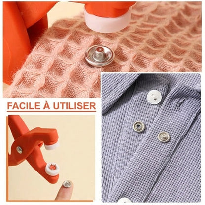 📢📢50% off!!! MAVONIQUECOSH®SnapFix Pro - Universal No-Sew Metal Snap Fastener Kit