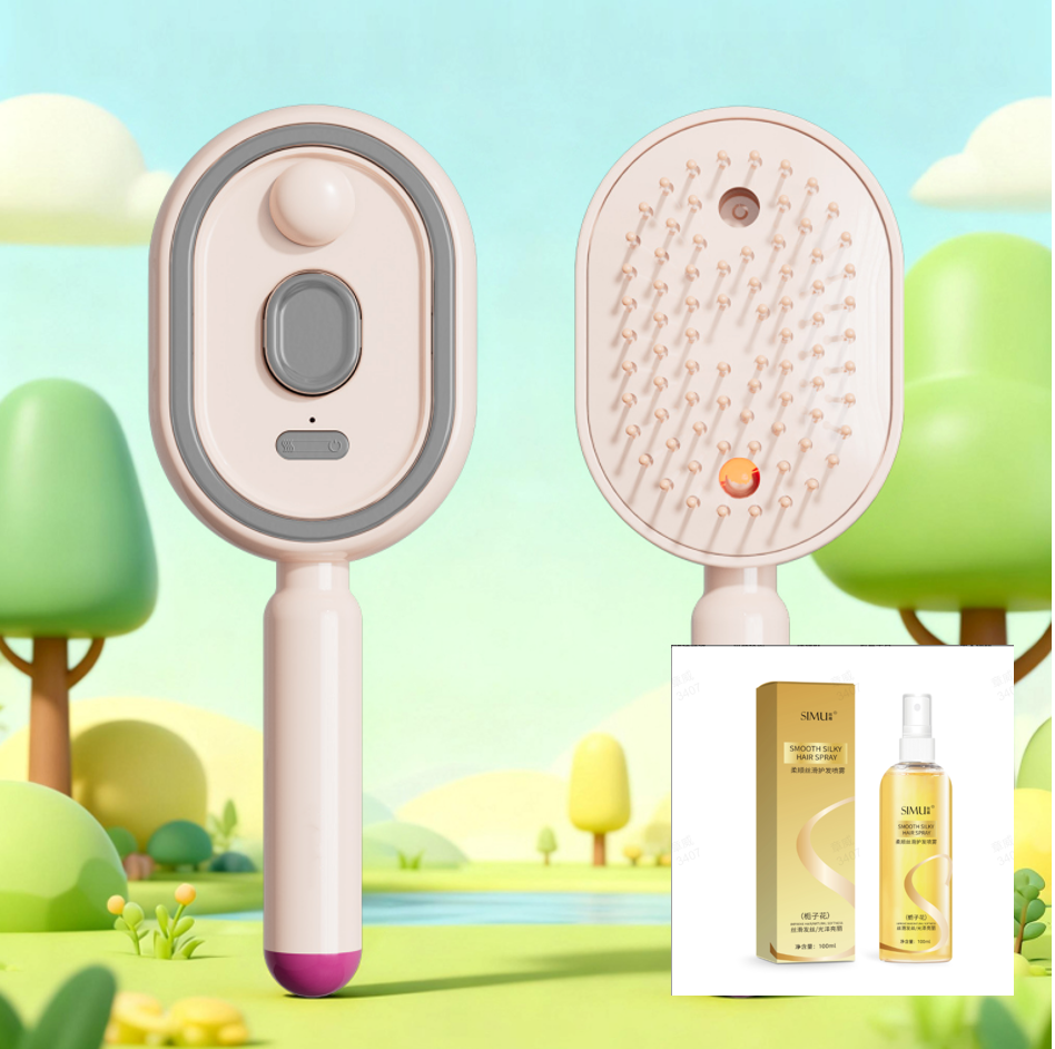 🍃MAVONIQUECOSH®Electric Spray & Massage Hair Brush