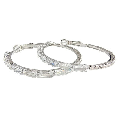 💎 50% OFF NOW! ✨ Women's Sparkling CZ Hoop Earrings – Micro-Paved, Lightweight  Bold Design – Elegant, Versatile & Perfect Gift 💫