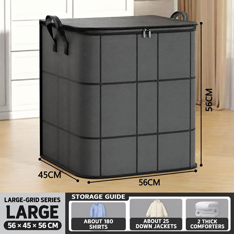 🔥Last Day 50% OFF ⚡XXL Foldable Storage Bags — Up to 180L for Clothes, Bedding & More
