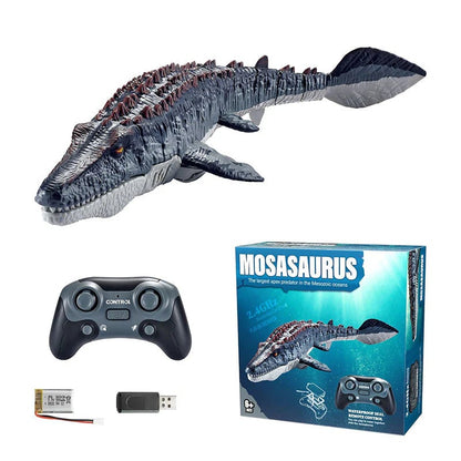 🦕2.4G RC Mosasaurus 🏊 Realistic Swimming Dinosaur Toy