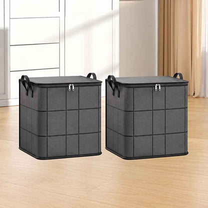 🔥Last Day 50% OFF ⚡XXL Foldable Storage Bags — Up to 180L for Clothes, Bedding & More (JG)