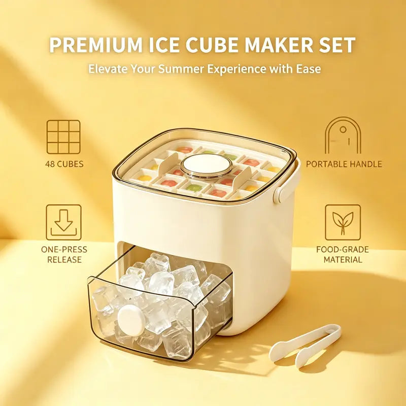 🔥Summer Kickoff: Up to 60% OFF 🔥 All-In-One Ice Maker & Storage Bin