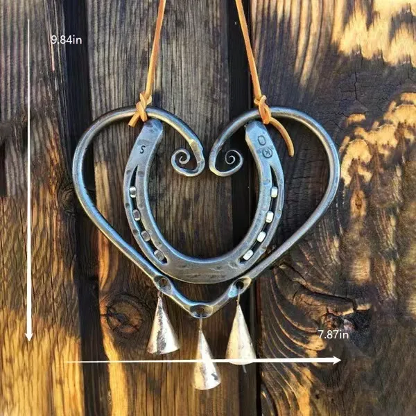 🔥LAST DAY 49% OFF💥The Horseshoe Heart Wind Chime ❤🐎