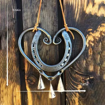🔥LAST DAY 49% OFF💥The Horseshoe Heart Wind Chime ❤🐎