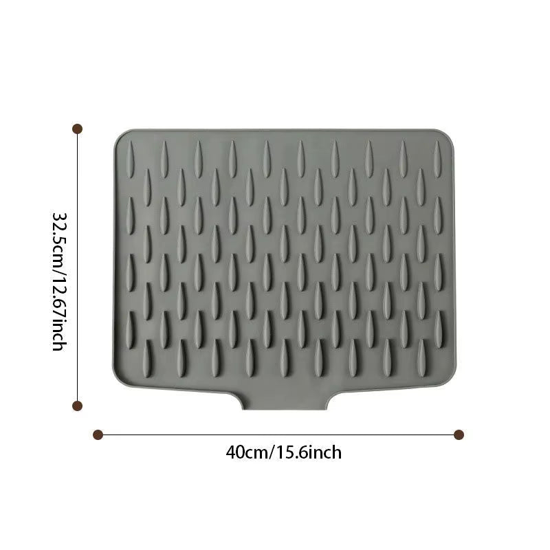 Heavy-Duty 3-in-1 Silicone Mat: Drainer, Trivet & Chopping Cushion(✨2026 New Upgrade)